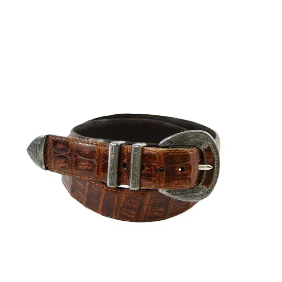 Vintage J&M Davidson for Jean L’Insolite Brown Leather Women’s Belt VINTAGE J&M DAVIDSON JEAN L main image 4